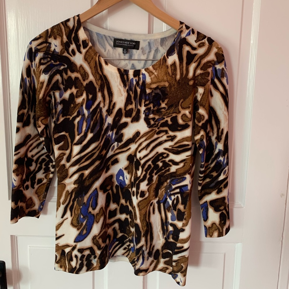 NWOT Jones New York Long Sleeve Top